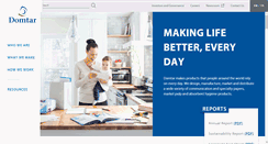 Desktop Screenshot of domtar.com